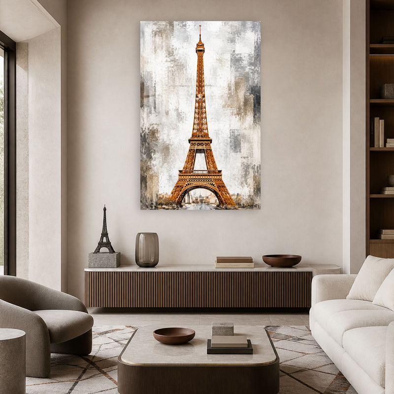 Golden Eiffel Tower lifestyle view