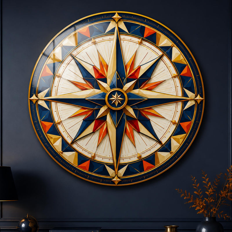 Jeweled Compass Rose lifestyle view