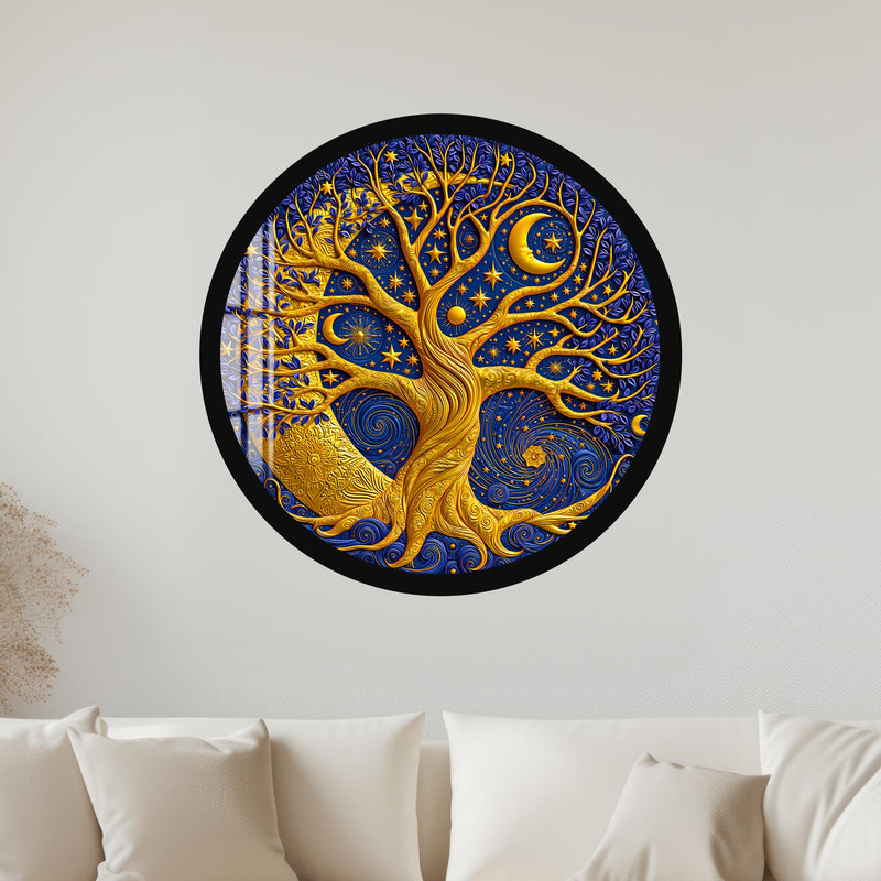 Celestial Tree of Life with black frame