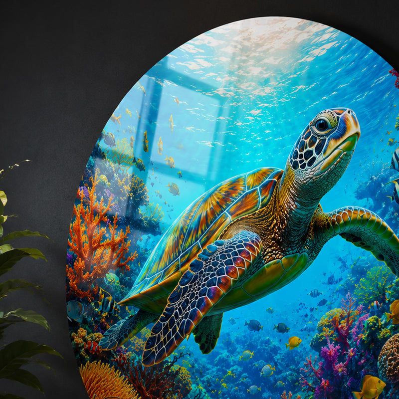 Tropical Sea Turtle lifestyle view