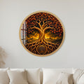 Golden Tree of Life with gold frame
