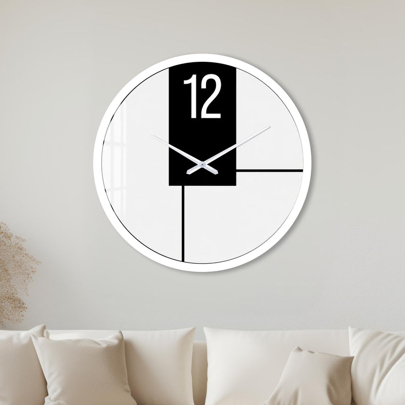 Monochrome Modern Lines with white frame