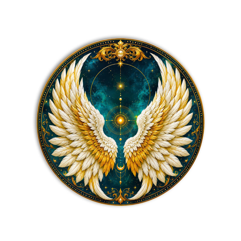 Celestial Angel Wings product shot on white background