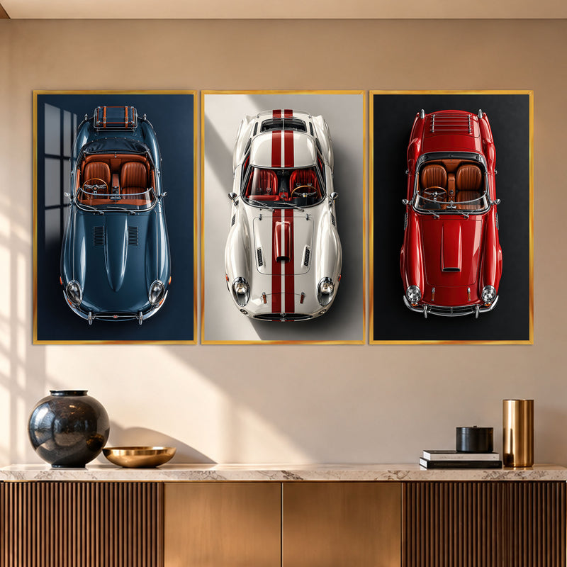 Classic Roadster with gold frame