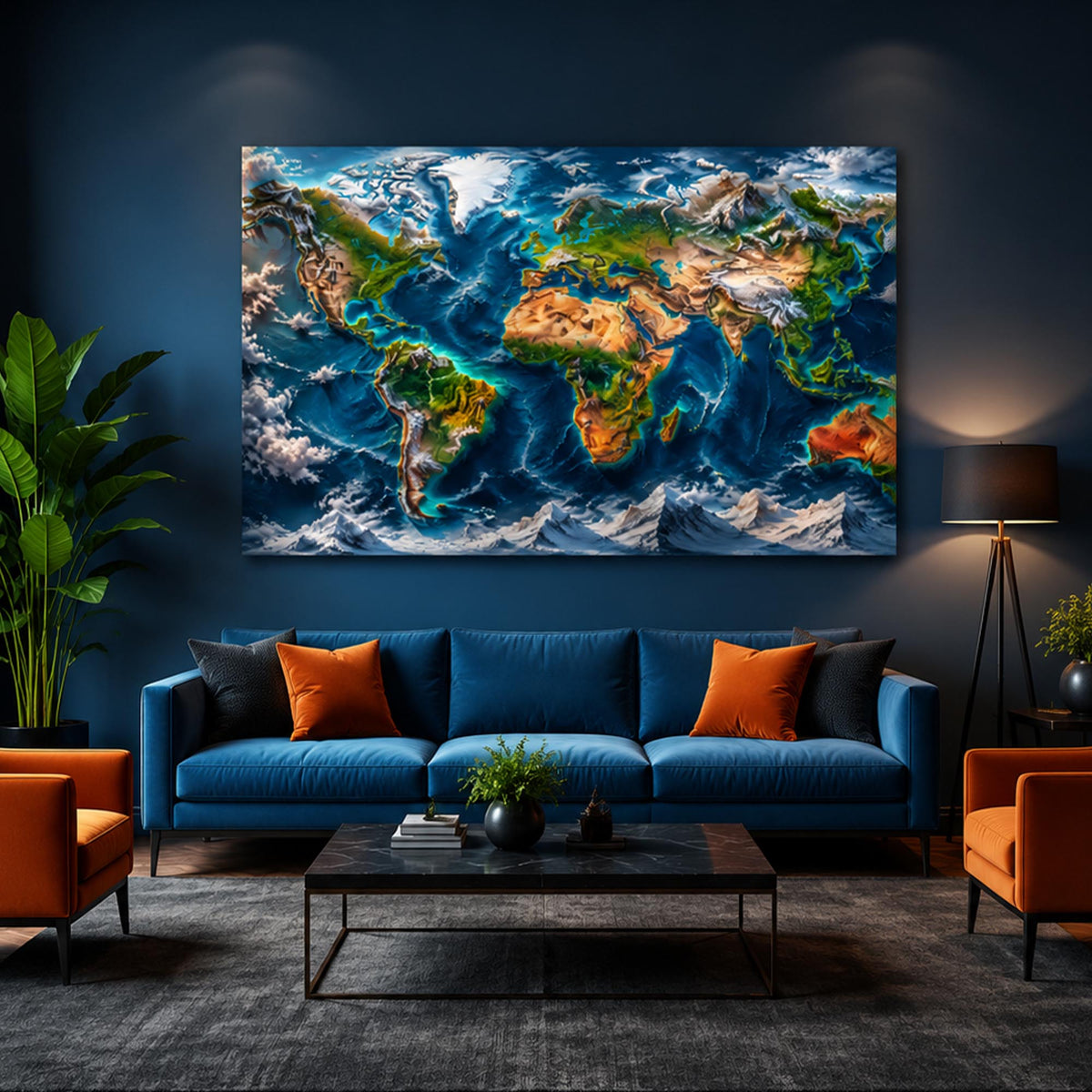 Majestic World Relief lifestyle view