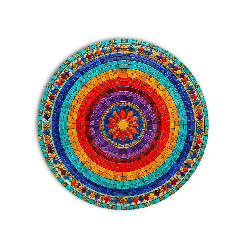 Rainbow Mosaic Bloom product shot on white background