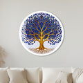 Golden Tree Of Life with white frame