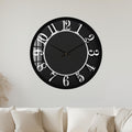 Midnight Silver Numerals with black frame