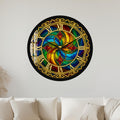 Rainbow Cathedral Dial with black frame