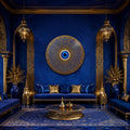 Royal Blue Guardian Eye in a modern room