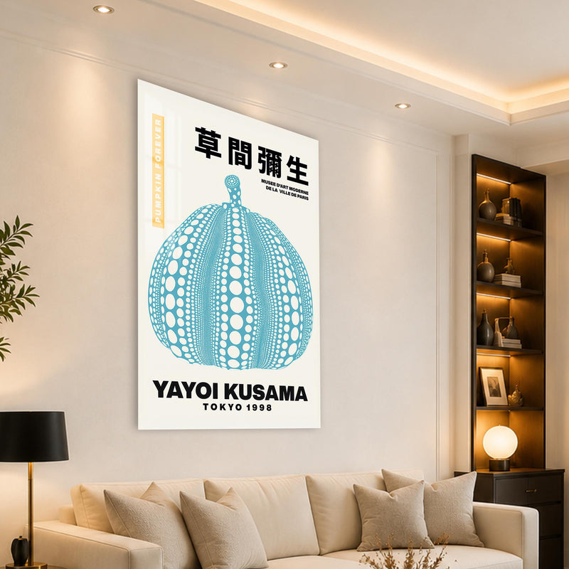 Dotted Pumpkin Poster lifestyle view