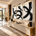 Monochrome Brushstroke lifestyle view