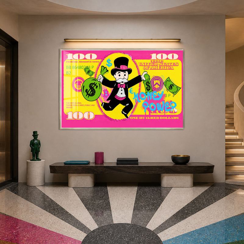 Money Power Mogul with silver frame