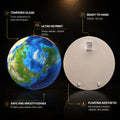 Arctic Earth — tempered glass, ultra HD print, ready to hang