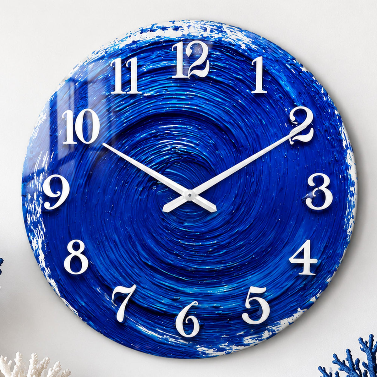 Blue Brushstroke Swirl lifestyle view