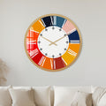 Colour Block Numerals with gold frame