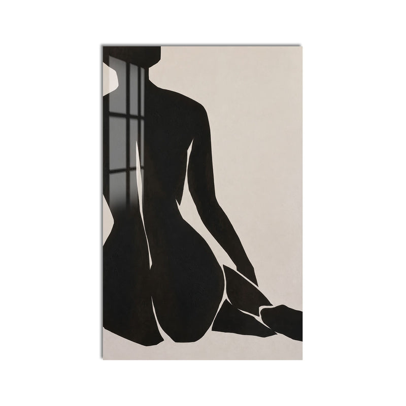 Artronauts Glass Print Quiet Silhouette Glass Wall Art