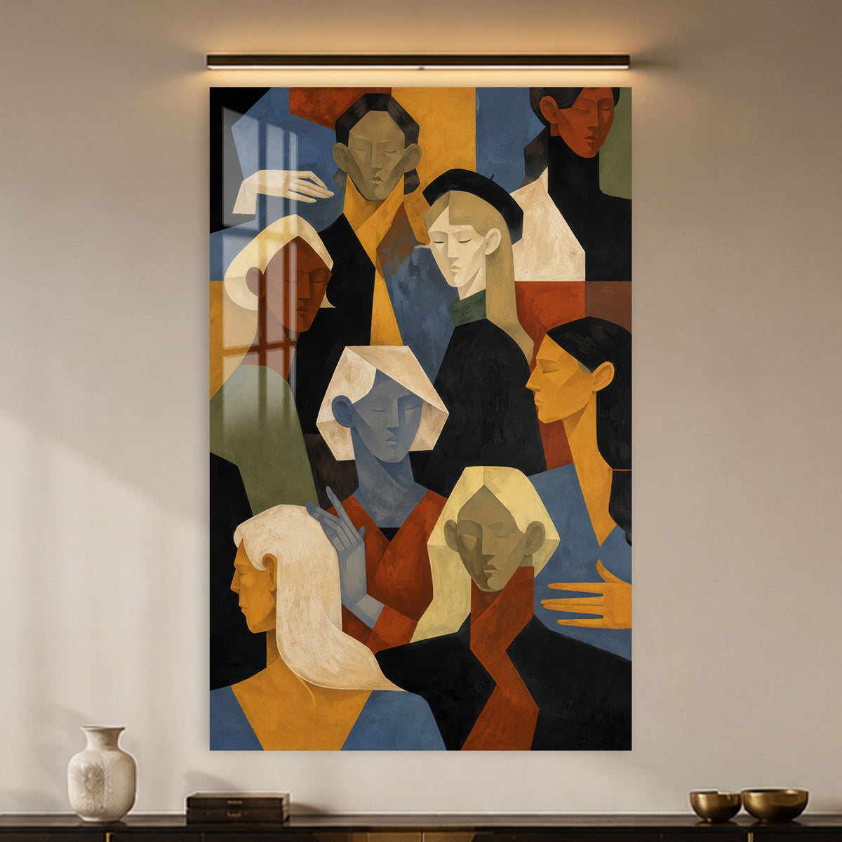 Gathered Voices in a modern room