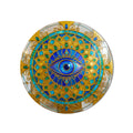 Jewelled Gold Evil Eye Mandala product shot on white background
