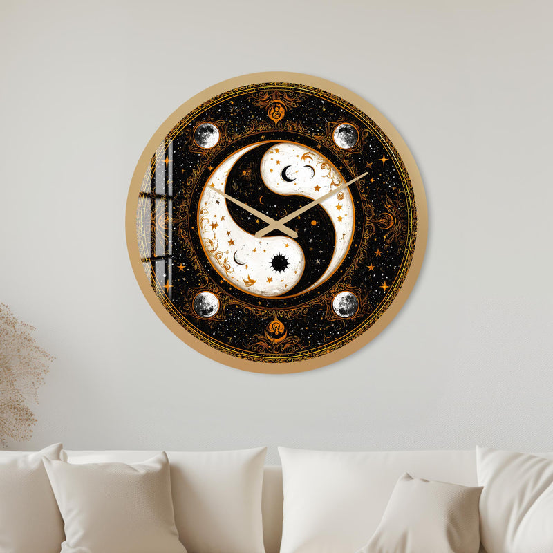 Celestial Yin Yang with gold frame
