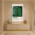 Emerald Kusama Pumpkin with silver frame