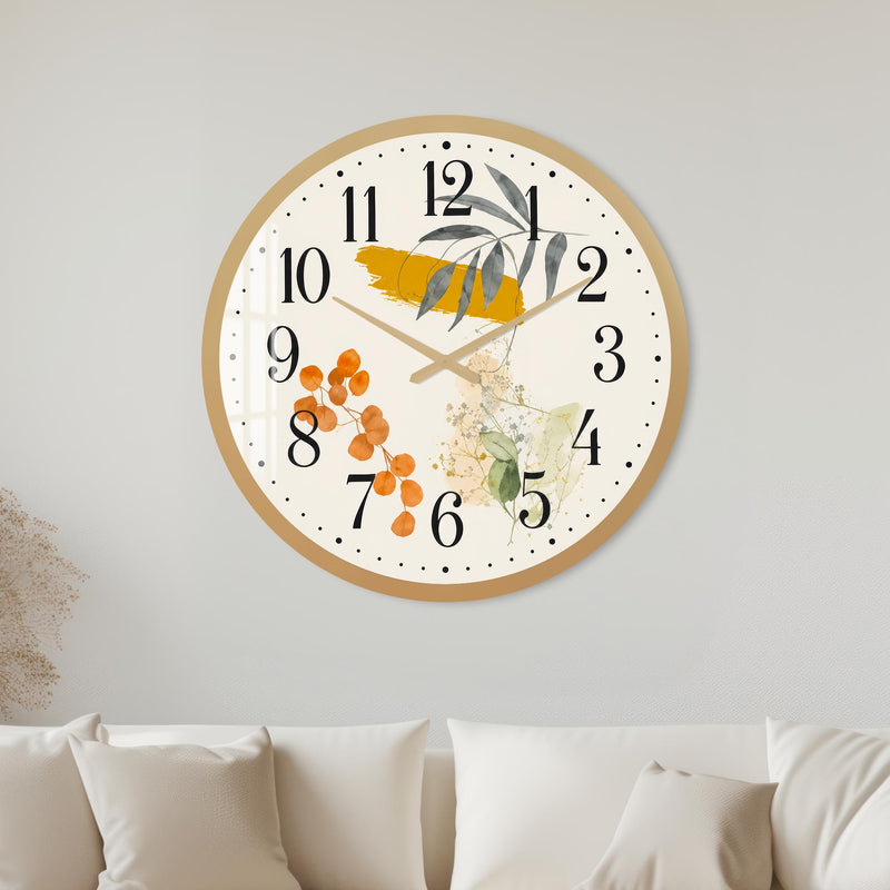 Autumn Botanical with gold frame