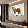 Collage Horse in Harness angled lifestyle view