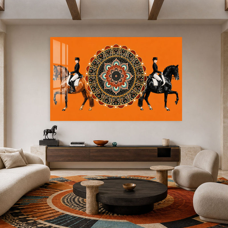Mandala Equestrian Pair lifestyle view