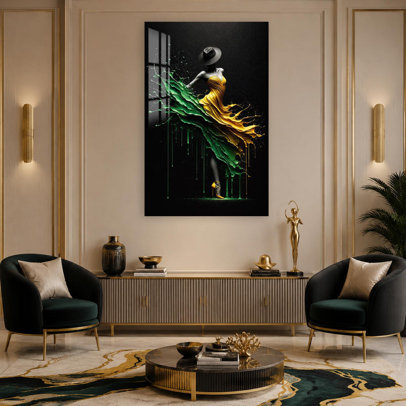 Emerald Golden Dancer lifestyle view