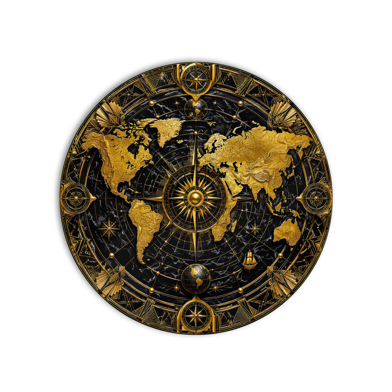 Gilded Compass World product shot on white background