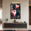 Midnight Magnolias with gold frame
