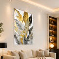 Gilded Tropical Leaves angled lifestyle view