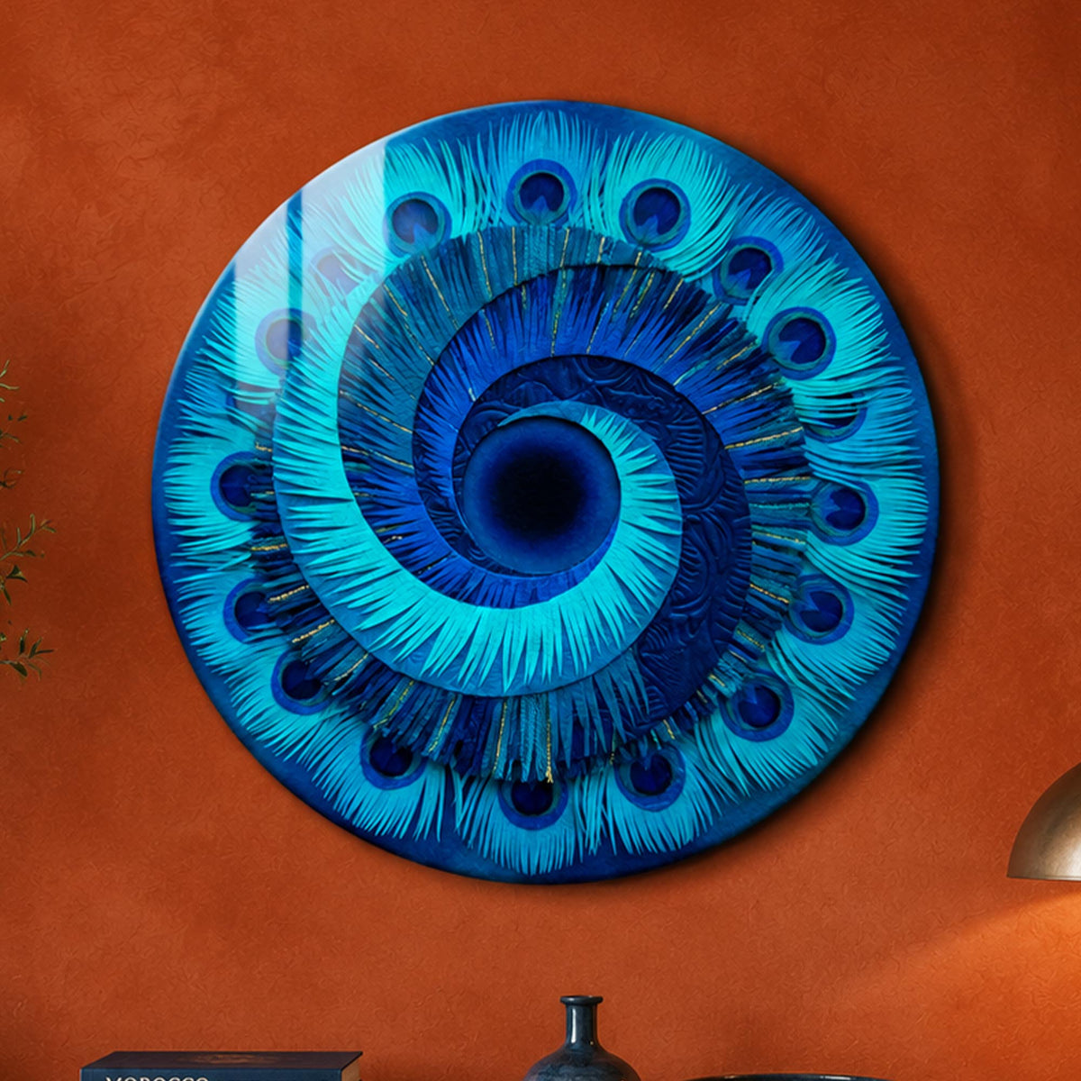 Peacock Eye in a modern room