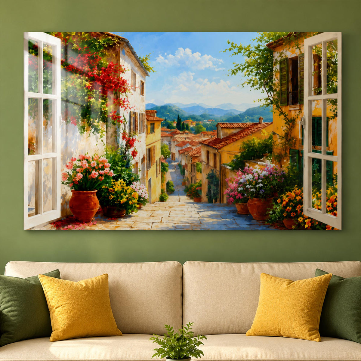 Tuscan Window View lifestyle view