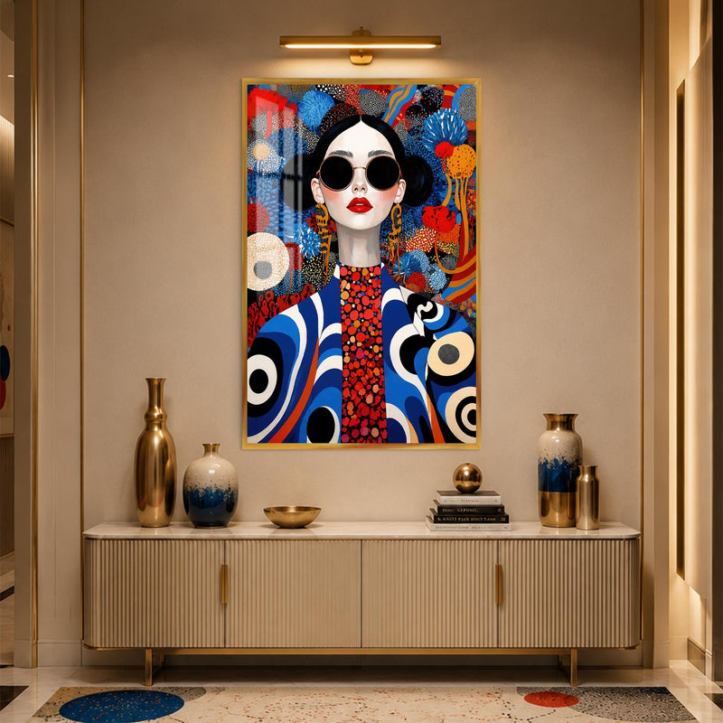 Retro Visionary with gold frame