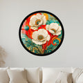 Gilded Poppy Symphony with black frame