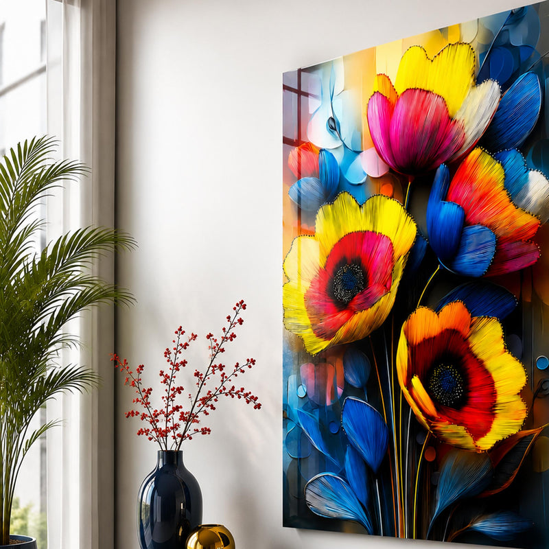 Vibrant Poppy Bouquet lifestyle view