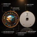 Cosmic Planetarium — tempered glass, ultra HD print, ready to hang