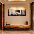 Molten Sunset Horizon with black frame