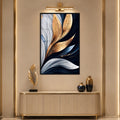 Midnight Metallic Petals with black frame