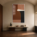 Modern Earth Forms with white frame