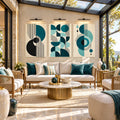 Teal Geometric lifestyle view