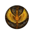 Golden Phoenix Wings product shot on white background