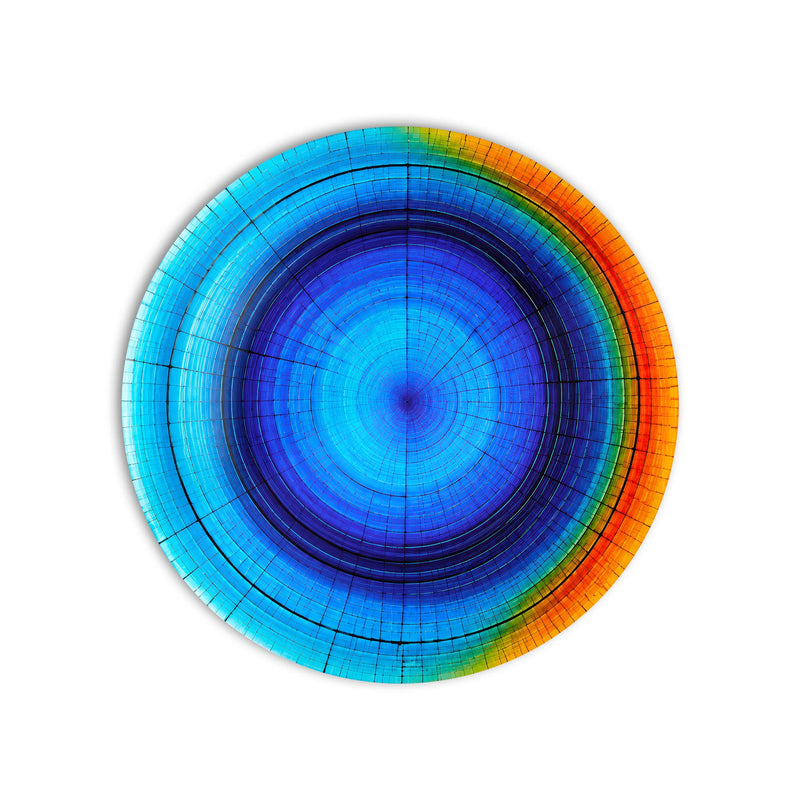 Prismatic Blue Vortex product shot on white background