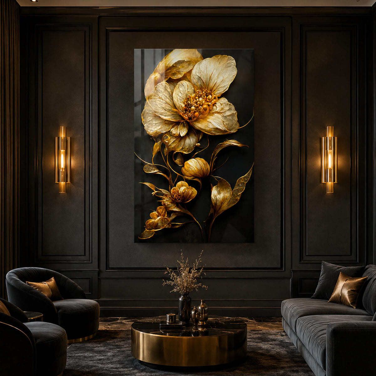 Gilded Midnight Bloom lifestyle view