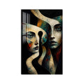 Artronauts Glass Print Twin Reflections Glass Wall Art