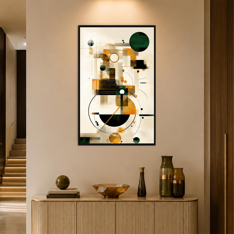 Emerald Orbit with black frame
