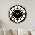 Classic Roman Numerals with gold frame