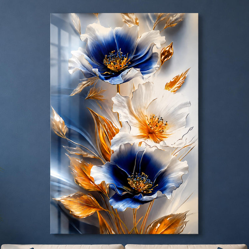 Gilded Blue Blossoms lifestyle view