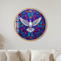 White Dove In Bloom with black frame